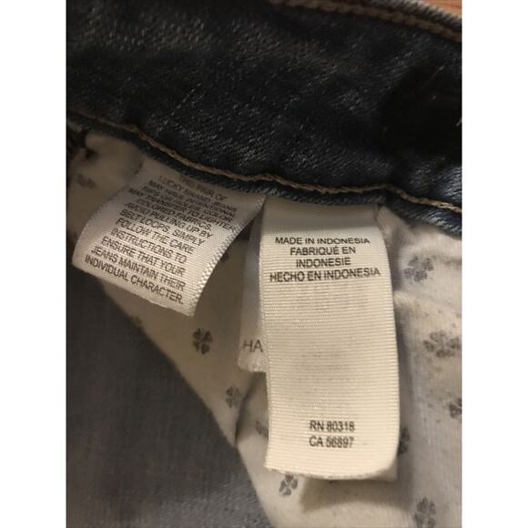 Lucky Brand Hayden Skinny Jeans Women's Size 14/32 Blue Mid Rise Medium Wash - Picture 5 of 10